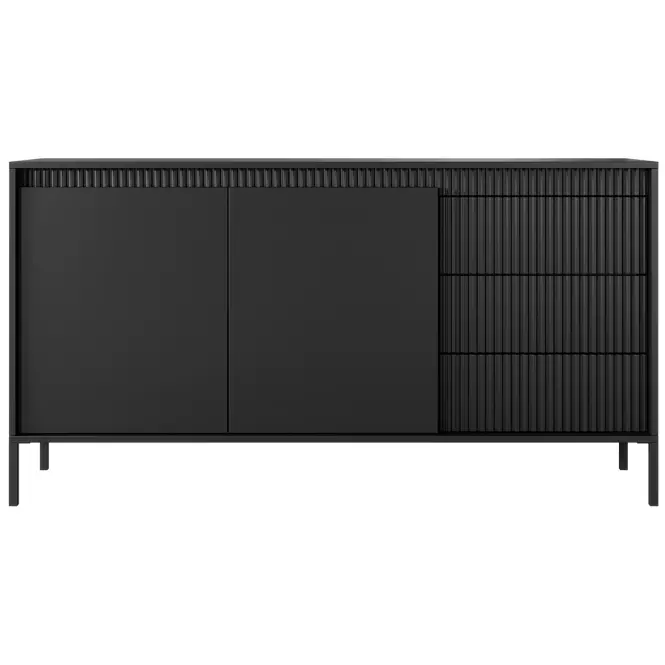 Komód Senso B 153 2D3S black,4