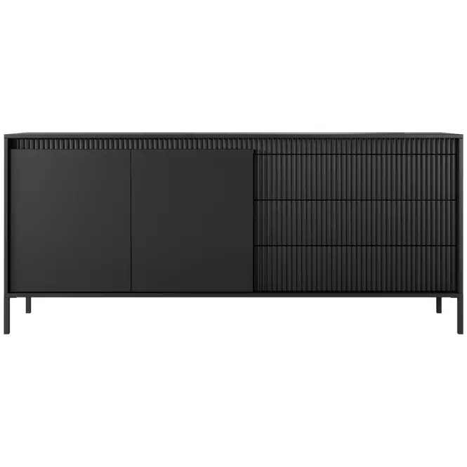 Komód Senso C 187 2D3S black