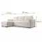 Sarokgarnitúra szett Dallas Lux Perfect Harmony 02,4