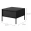 Dohányzóasztal Senso F1S black,2