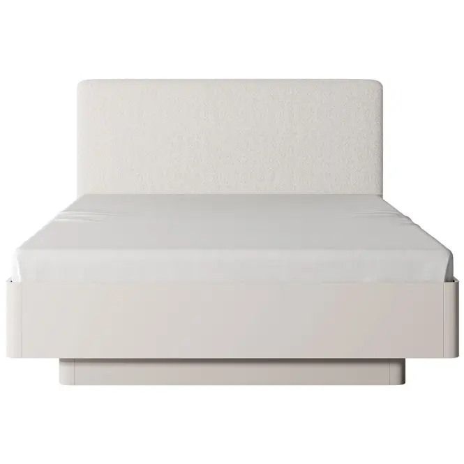 Ágy Lante I 160 kárpitozott fejtámlával beige
