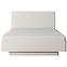 Ágy Lante I 160 kárpitozott fejtámlával beige,4