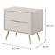Éjjeliszekrény Lante G 2s -1 dp Beige,2