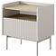 Éjjeliszekrény Level F 1s Beige/tölgy Scandi 