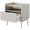 Éjjeliszekrény Level F 1s Beige/tölgy Scandi ,3