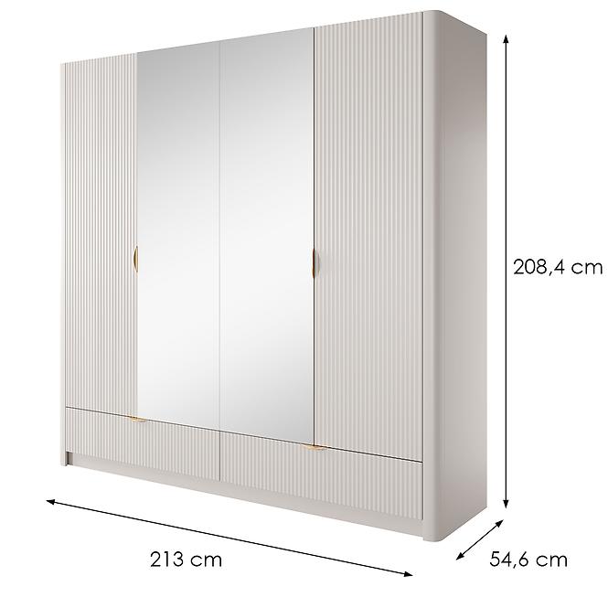 Szekrény Lante H 213 Beige