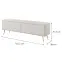 Szekrény RTV Lante RTV F 163 2d Beige,2