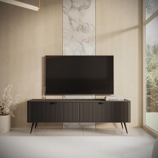 Szekrény RTV Lante RTV F 163 2d Black,6