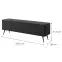 Szekrény RTV Lante RTV F 163 2d Black,2