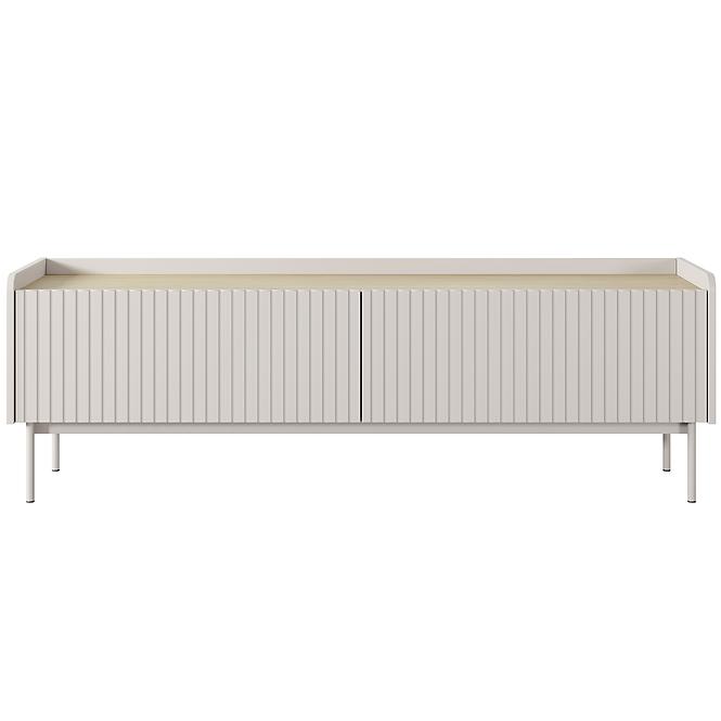 Szekrény RTV Level RTV D 153 2d Beige/tölgy Scandi 