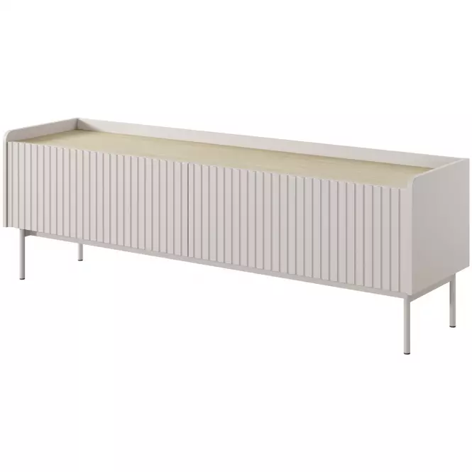 Szekrény RTV Level RTV D 153 2d Beige/tölgy Scandi