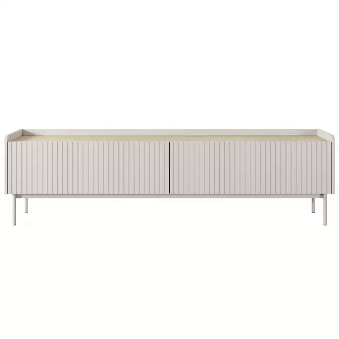 Szekrény RTV Level RTV E 181 2d Beige/tölgy Scandi