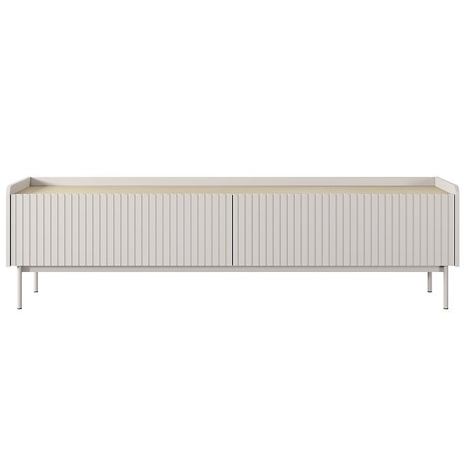 Szekrény RTV Level RTV E 181 2d Beige/tölgy Scandi 