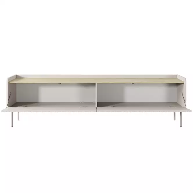 Szekrény RTV Level RTV E 181 2d Beige/tölgy Scandi