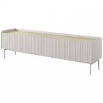 Szekrény RTV Level RTV E 181 2d Beige/tölgy Scandi