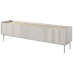 Szekrény RTV Level RTV E 181 2d Beige/tölgy Scandi 