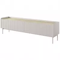 Szekrény RTV Level RTV E 181 2d Beige/tölgy Scandi