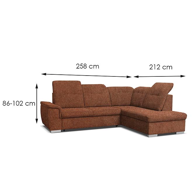 Sarokgarnitúra szett Nero P Matana 07 ,4