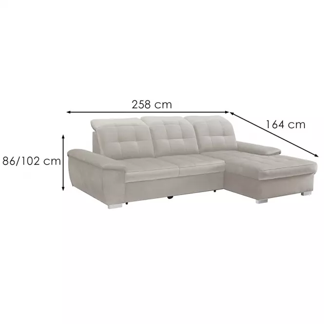 Sarokgarnitúra szett Miron P Loft 02,7