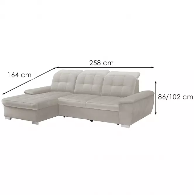 Sarokgarnitúra szett Miron L Loft 02