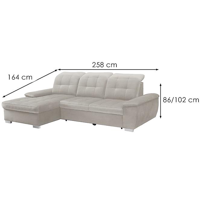 Sarokgarnitúra szett Miron L Loft 02 