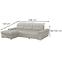 Sarokgarnitúra szett Miron L Loft 02 ,8