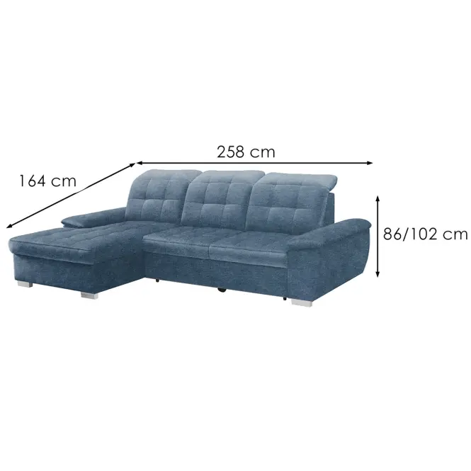 Sarokgarnitúra szett Miron L Loft 14