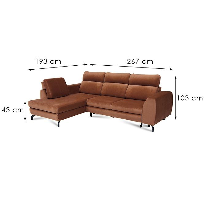 Sarokgarnitúra szett Margo P Zetta 295,9