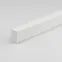 Profil lapos pvc fehér fényes 10x20x1000