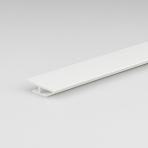 Profil h pvc fehér fényes 3.5x11x22x1000