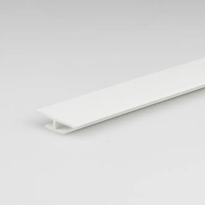 Profil h pvc fehér fényes 3.5x11x22x1000