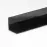 Sarokprofil pvc fekete szatén 10x10x1000