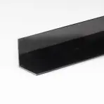 Sarokprofil pvc fekete szatén 25x25x1000