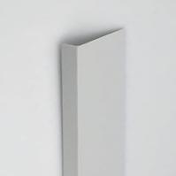 Sarokprofil pvc világos szürke szatén 20x25x1000
