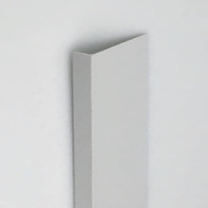 Sarokprofil pvc világos szürke szatén 20x25x1000