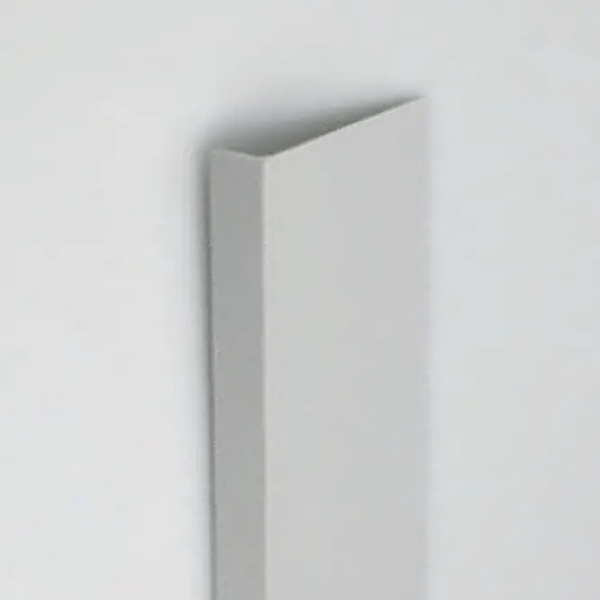 Sarokprofil pvc világos szürke szatén 20x25x1000