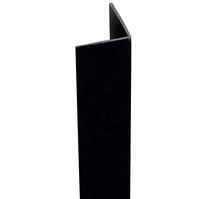 Sarokprofil öntapadós pvc fekete 19.5x19.5x1000