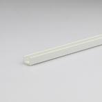 Profil u pvc fehér fényes 6.2x8.7x1000