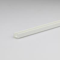 Profil u pvc fehér fényes 6.2x8.7x1000