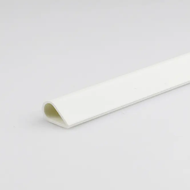 Szorítóprofil pvc fehér fényes 5x1000