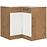 Konyhaszekrény Vigo fehér Hg 90x90 Nd 2f Bb
