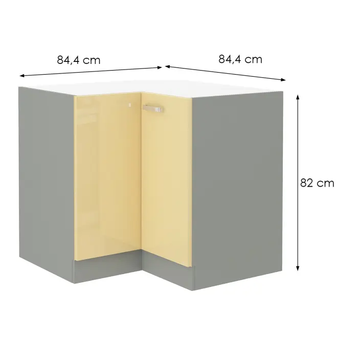 Konyhaszekrény Karmen 90x90 Nd 2f Bb,3
