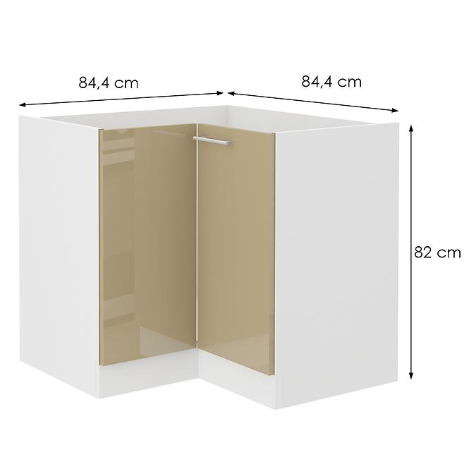 Konyhaszekrény Lara Cappuccino 90x90 Nd 2f Bb