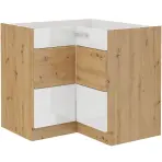 Konyhaszekrény Artisan fehér 90x90 Nd 2f Bb