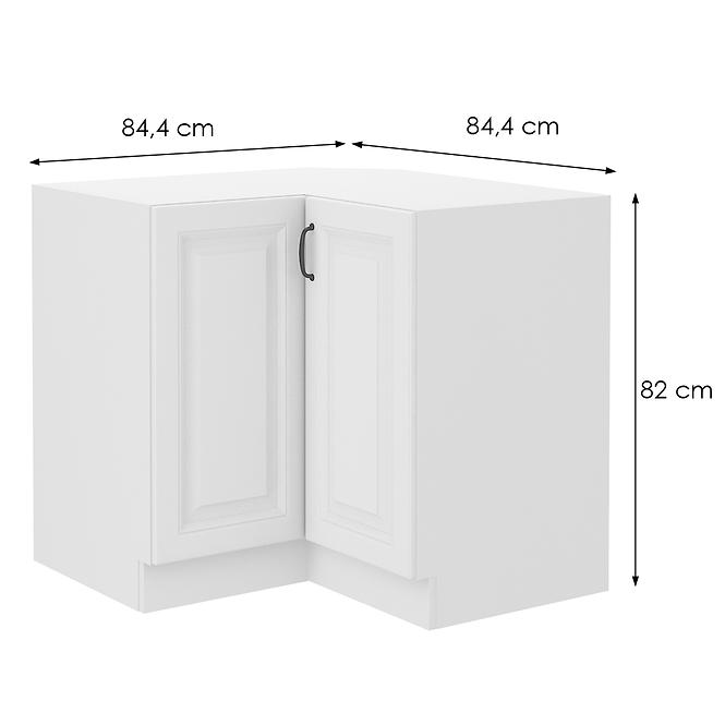 Konyhaszekrény Stilo fehér/fehér 90x90 Nd 2f Bb