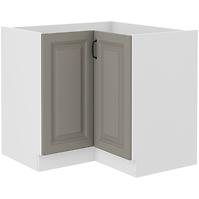 Konyhaszekrény Stilo Claygrey/fehér 90x90 Nd 2f Bb