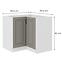 Konyhaszekrény Stilo Claygrey/fehér 90x90 Nd 2f Bb,2
