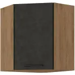 Konyhaszekrény VIGO GRAFIT MAT 60X60 GN-72 2F (45°)