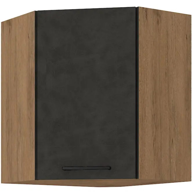 Konyhaszekrény VIGO GRAFIT MAT 60X60 GN-72 2F (45°)