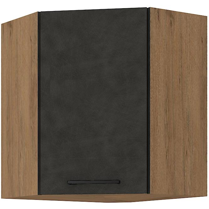 Konyhaszekrény VIGO GRAFIT MAT 60X60 GN-72 2F (45°)